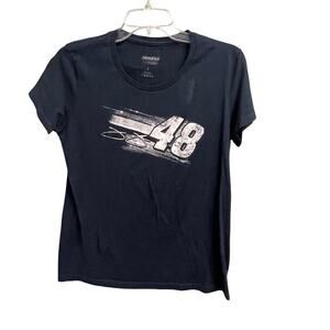 Hendrick Motorsports Jimmie Johnson Womens Size Large Graphic Tee Nascar 48